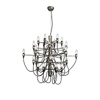 Люстра подвесная Golem 1892-30P Favourite без плафона на 30 ламп, основание серое в стиле современный Люстра подвесная Golem 1892-30P Favourite без плафона на 30 ламп, основание серое в стиле современный